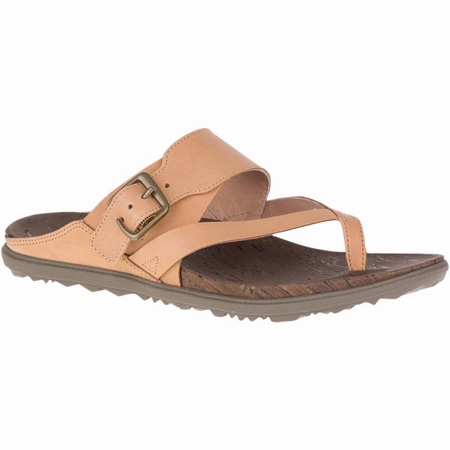 Merrell Around Town Luxe Buckle Outlet Online - Damske Cizmy Natural Tan | 760-47291